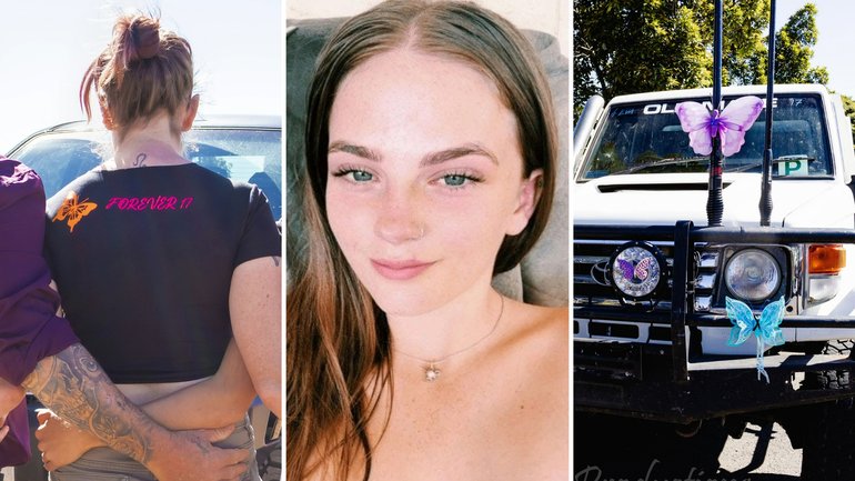 More than 50 vehicles joined a ‘powerful’ convoy in tribute to murdered Queensland teen Pheobe Bishop on Sunday.