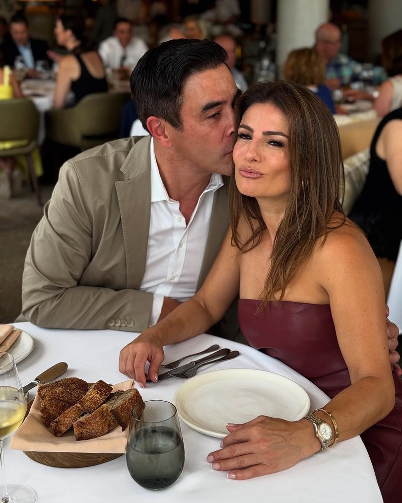 Ada Nicodemou and James Stewart celebrated one year of dating in April.