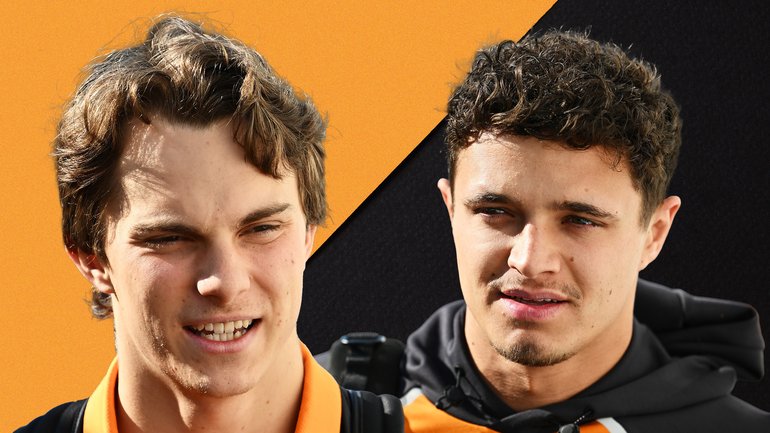Oscar Piastri and Lando Norris.