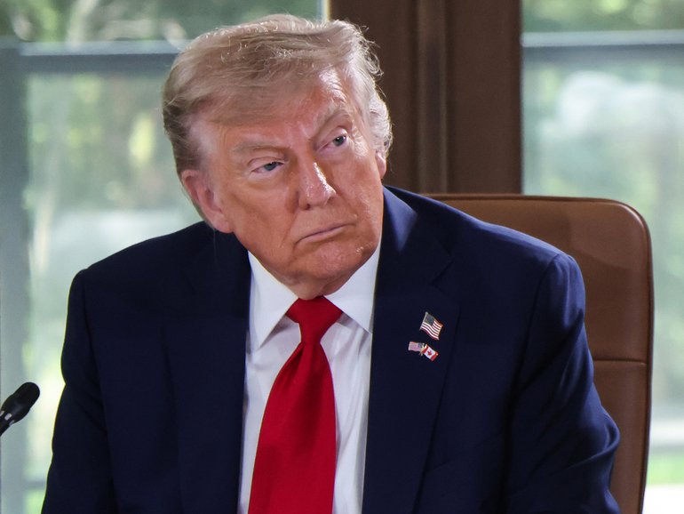 US President Donald Trump is leaving the G7 summit early but negotiations are still underway for a ceasefire in the Middle East. 