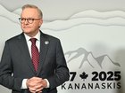 Prime Minister Anthony Albanese at the G7 summit.