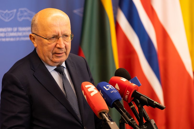European Commissioner for Defence and Space Andrius Kubilius.