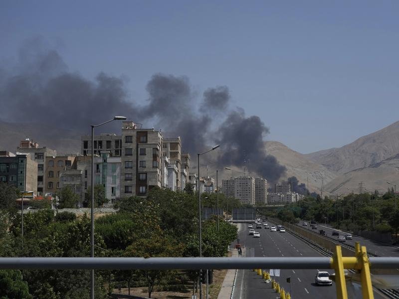 The Israeli army has warned residents of part of Iran's capital to leave ahead of Israeli strikes. (AP PHOTO)