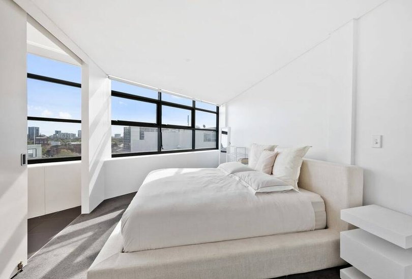 The master bedroom.