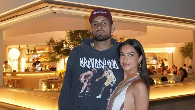 Nick Kyrgios and ex-girlfriend Costeen Hatzi. Picture Instagram/Costeen Hatzi