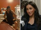 Emma Grede chats to Meghan Markle about her viral ‘baby momma’ dance video in a snippet of her new Aspire Podcast.