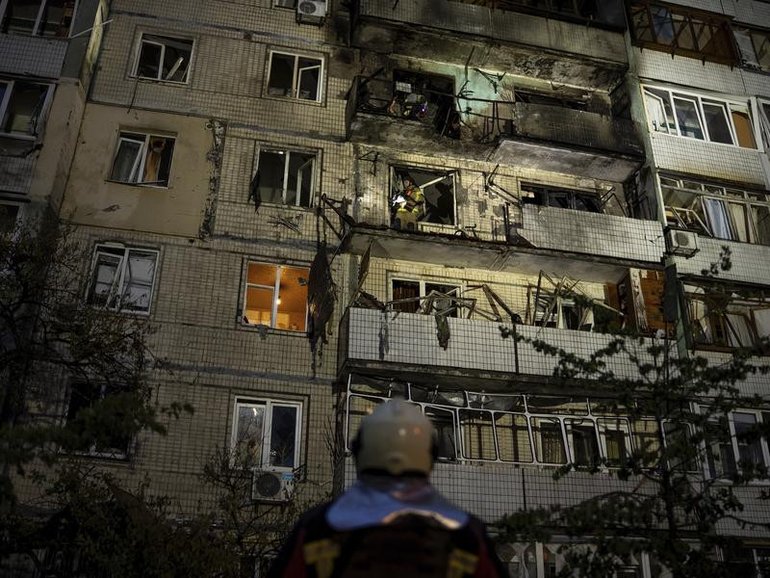 At least 14 people were killed in an overnight attack on Ukraine’s capital.