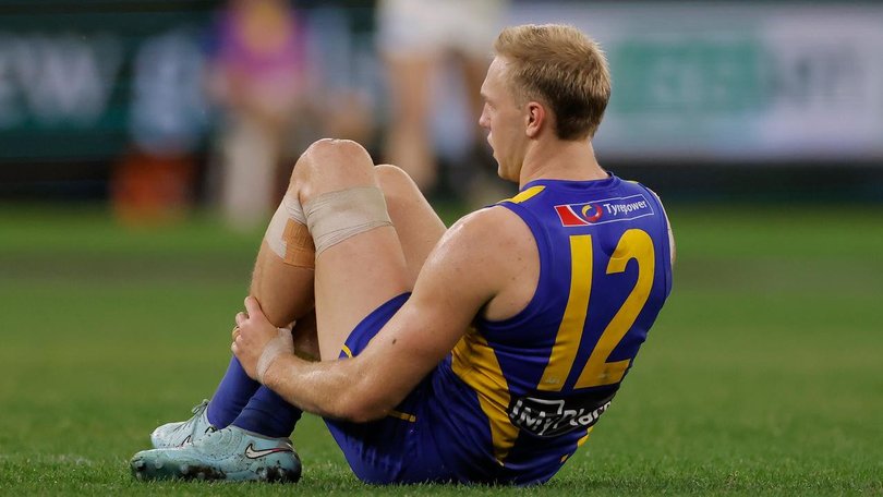 Oscar Allen may have played his last match for West Coast Eagles. (Richard Wainwright/AAP PHOTOS)
