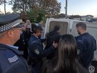 Four men have been carged over a horrific alleged sex crime.