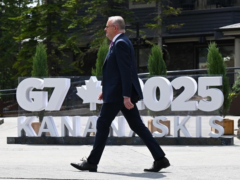 Prime Minister Anthony Albanese has met some of US President Donald Trump’s team after his one-on-one meeting was cancelled. 