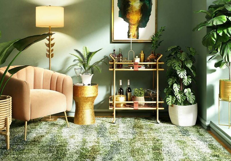Introducing a rug adds style and insulation. Pic: Unsplash.
