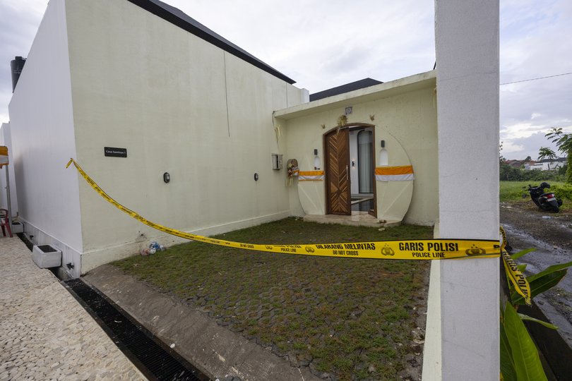 The two victims were staying at the villa with their wives when chaos erupted.