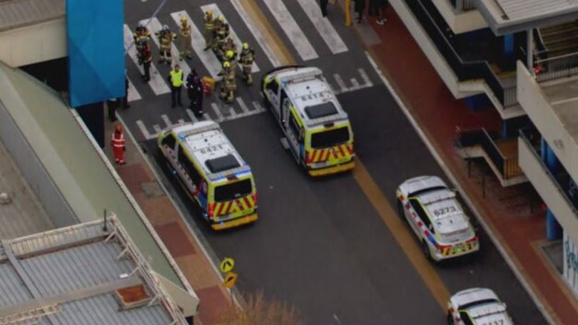 A car has driven through Northland shopping centre in Preston, sparking a major emergency response.