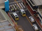 A car has driven through Northland shopping centre in Preston, sparking a major emergency response. 