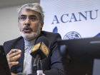 Ali Bahreini said Iran would respond strongly to Israeli strikes strongly and "without restraint". (AP PHOTO)