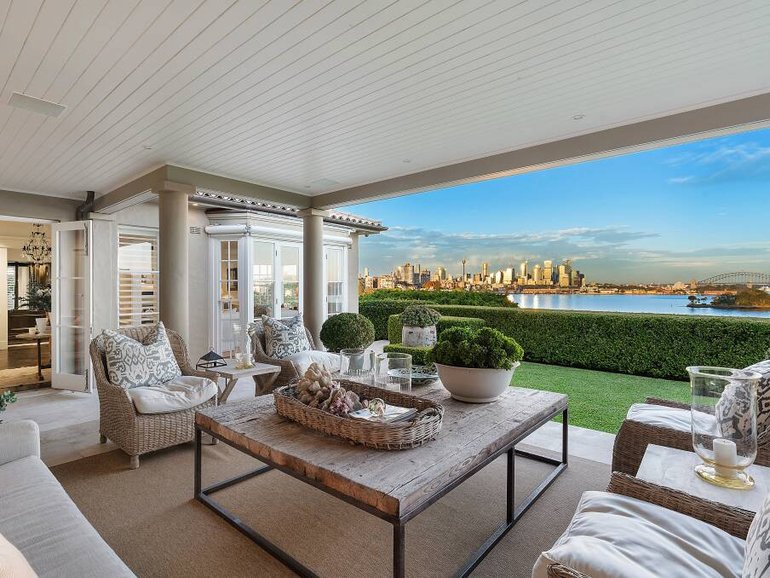 This house in Point Piper sold for around $55 million, with the new owners retaining the stunning home.