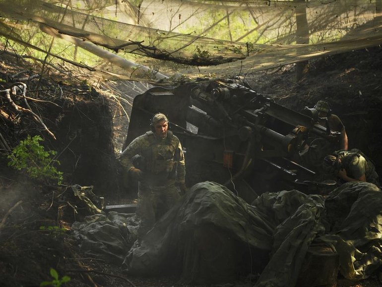 Ukrainian forces have been trying to drive Russian troops from the Sumy region. (AP PHOTO)