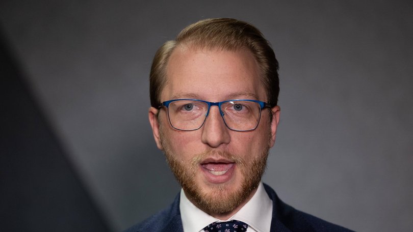Opposition finance spokesman James Paterson says he is ‘concerned’ Labor is pushing for higher taxes. Picture: Jason Edwards / NewsWire