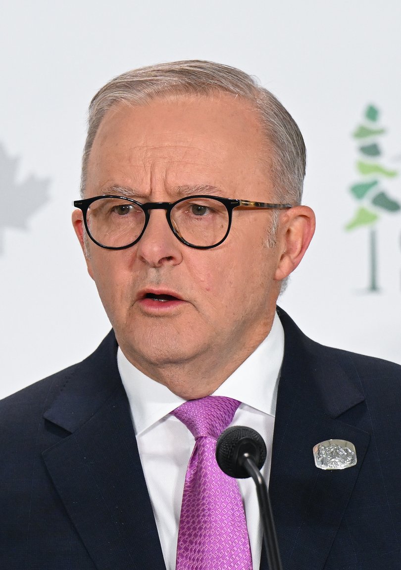Australian Prime Minister Anthony Albanese at the G7 Leaders' Summit in Kananaskis, Alberta, Canada.