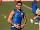 Bulldogs player Jamarra Ugle-Hagan training at Whitten Oval last week.
