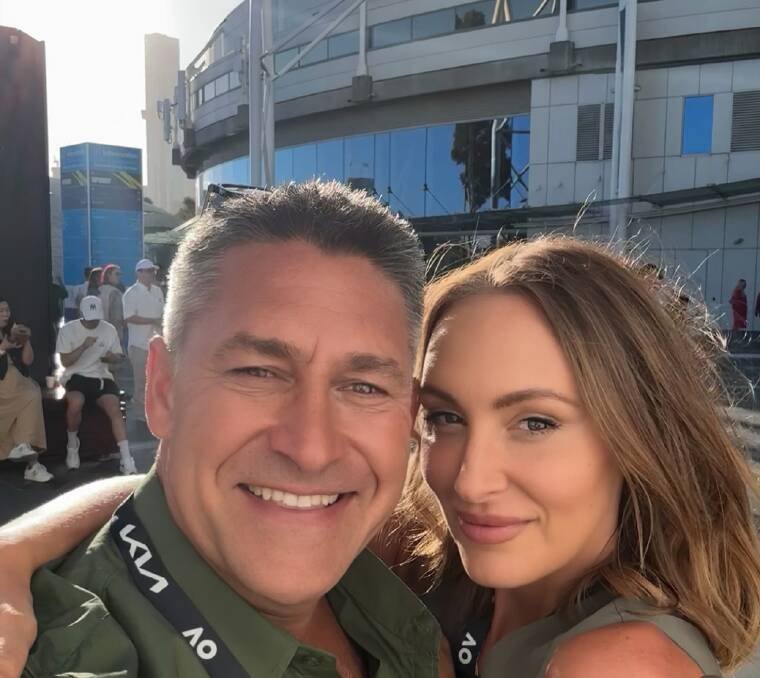 Jamie Durie with his fiancee, Ameka Jane. Picture Instagram