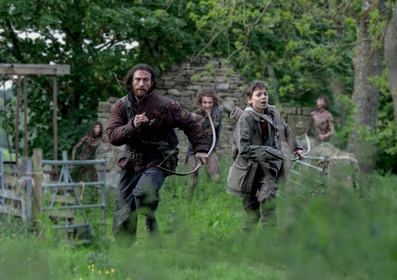 Aaron Taylor-Johnson and Alfie Williams.