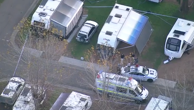 Police were called to a caravan park after a mental health provider reported the man was suicidal.