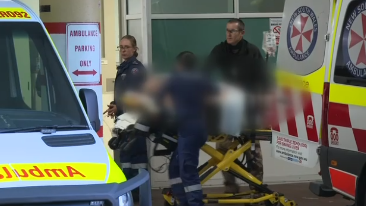 The 52-year-old man was taken to hospital in a critical but stable condition.
