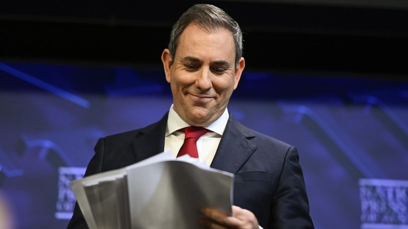 Mr Chalmers on Wednesday addressed the National Press Club of Australia in Canberra on "Our Second Term Economic Agenda". NewsWire / Martin Ollman