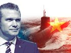 Donald Trump’s Secretary of Defence Pete Hegseth has commented on the Pentagon’s review of the AUKUS submarine pact for the first time. Artwork by William Pearce