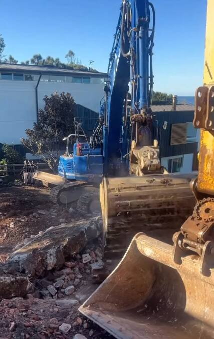 The demolition process is ongoing. Picture: Inatagram