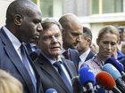 The ministers told Iran's top diplomat of their concerns at Iran's expansion of its nuclear program. 