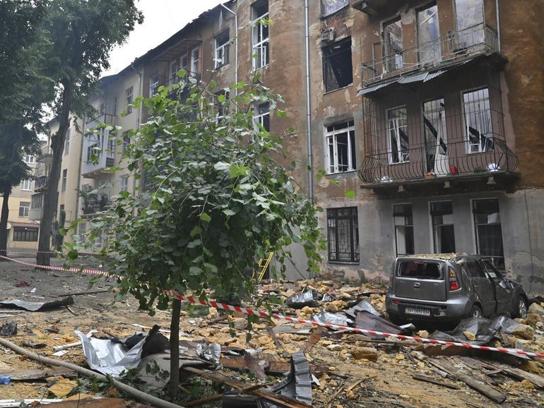 Russia is striking residential buildings as its slow advance through the Donetsk region grinds on.