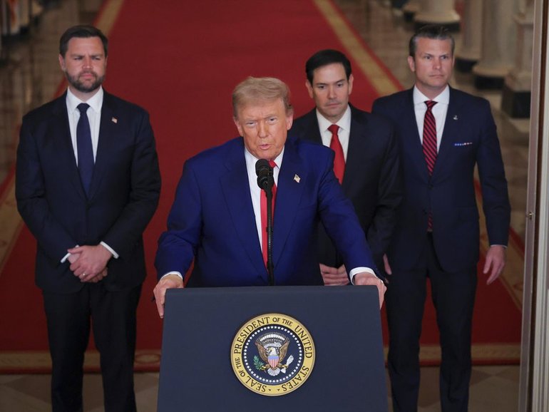 President Donald Trump says US strikes on Iranian nuclear facilities were a "spectacular success".