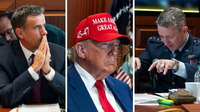 The White House has released images of US President Donald Trump and his advisors from inside the Situation Room.