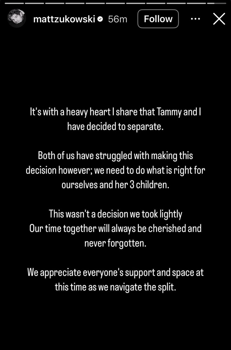 Matt Zukowski's statement.