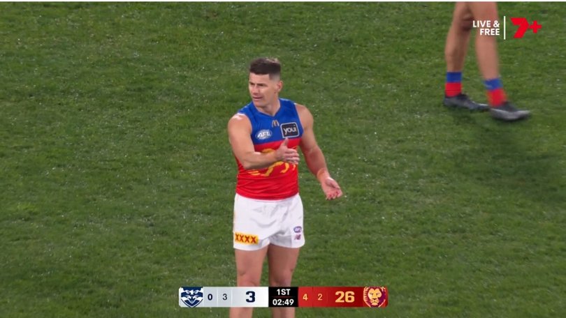 Dayne Zorko was perplexed at the infringement.