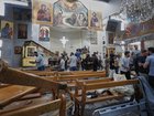 A suicide bomber detonated himself inside Mar Elias church in the outskirts of Damascus, Syria. (AP PHOTO)