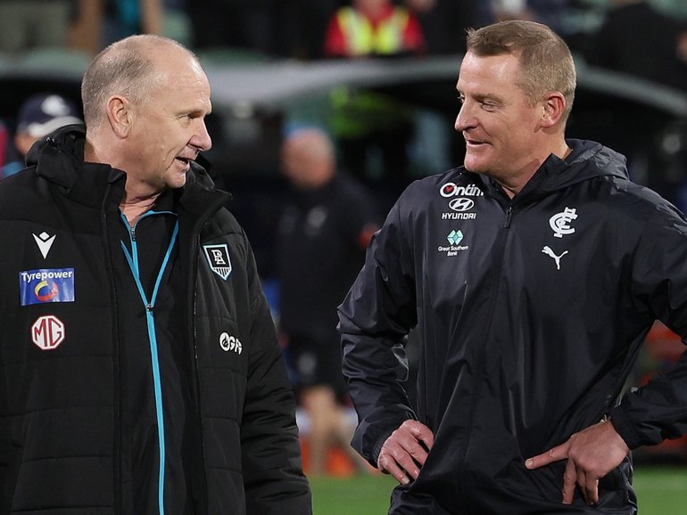 Ken Hinkley has been named as the ‘perfect fit’ for Carlton under Michael Voss.
