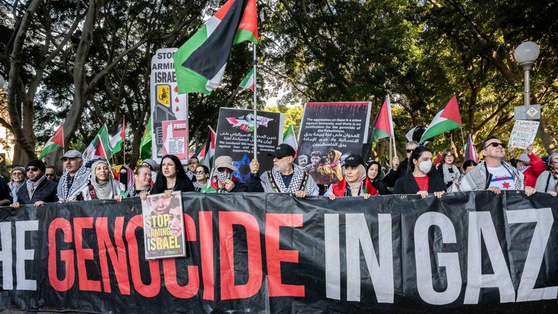 Protest action has been ongoing across Australia calling for an end to Israel’s blockade of Gaza and escalating conflict in the Middle East. Picture: NewsWire / Monique Harmer