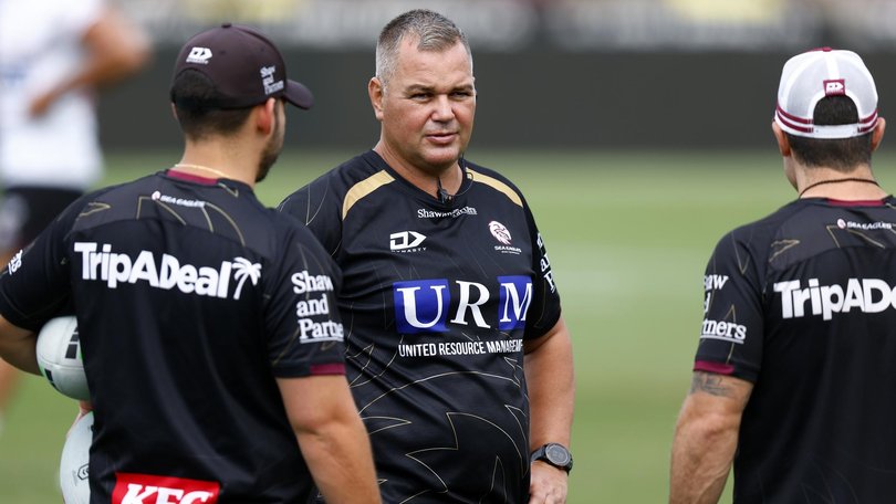 Pressure is mounting on Anthony Seibold after a mixed start to the year. Picture: Jonathan Ng