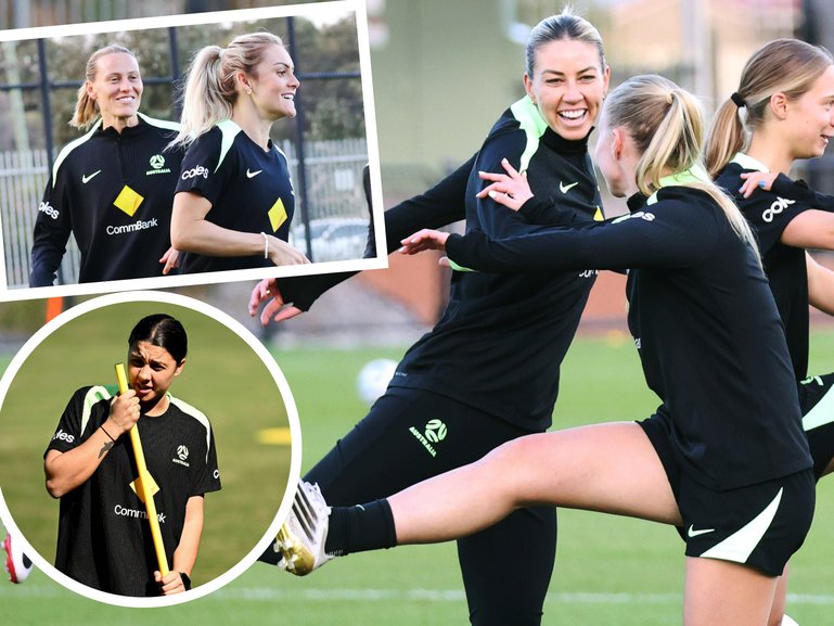 Sam Kerr kept a low profile.