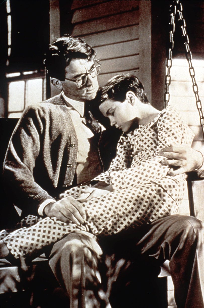 Gregory Peck in the film adaptation.