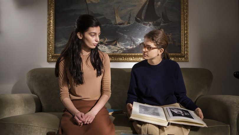 Gaia Girace and Margherita Mazzucco in My Brilliant Friend.