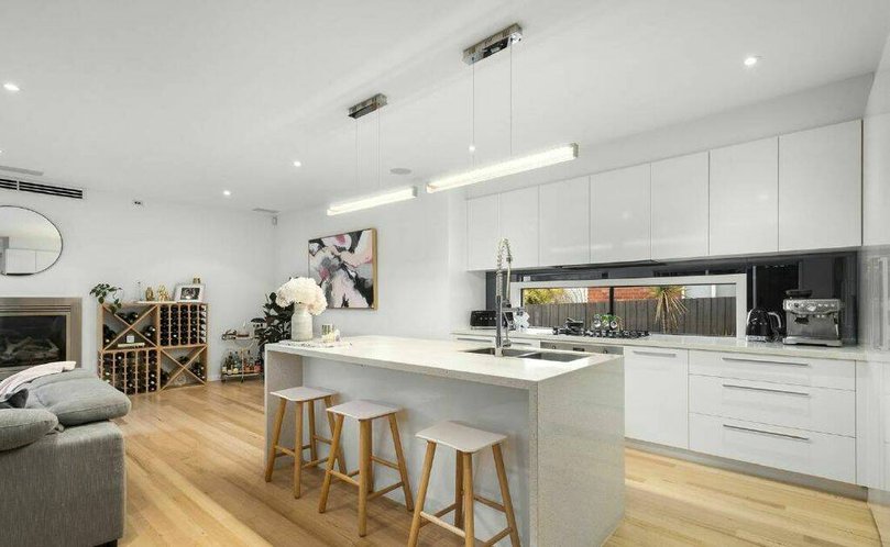 The home's open-plan kitchen.