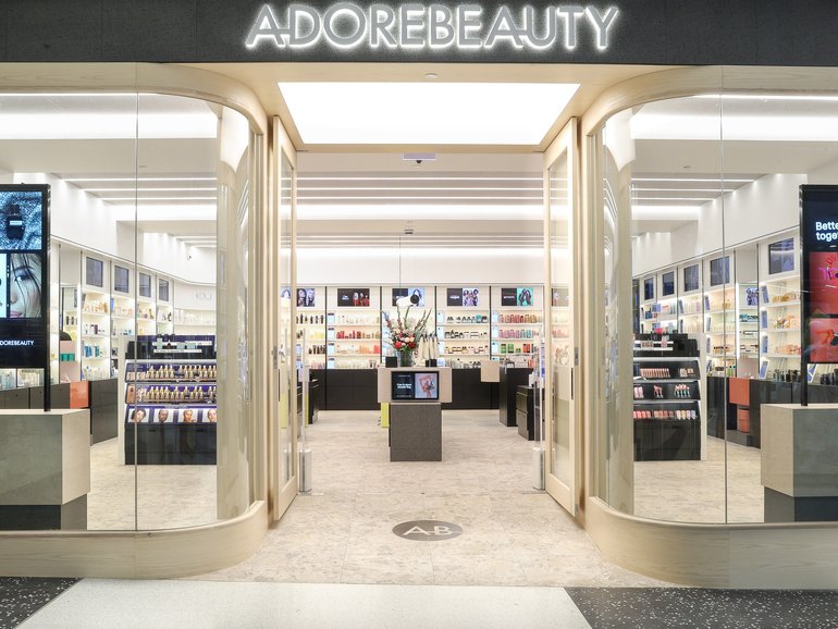 Adore Beauty will roll out its first Perth stores. It opened its first retail store at Westfield Southland (pictured) earlier this year.