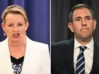 Liberal Leader Sussan Ley and Treasure Jim Chalmers.