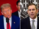 US President Donald Trump and Treasurer Jim Chalmers