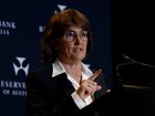 Michele Bullock during a press conference following the RBA announcement to cut the interest rate by 0.25 percentage points on Tuesday. NewsWire / Nikki Short