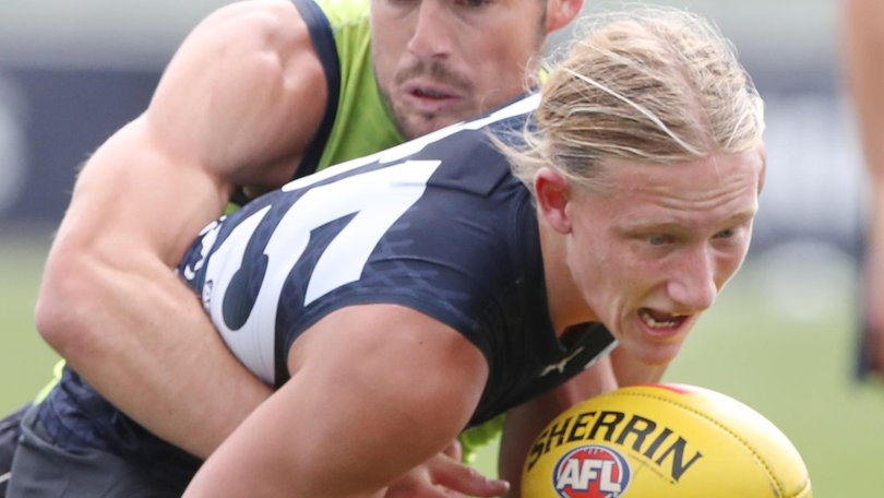Billy Wilson will make his AFL debut against Port Picture: David Crosling